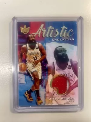 2020-21 Panini Court Kings GOLD Artistic Endeavors James Harden 10/10 Brooklyn • $0.99