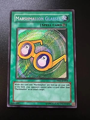 £1.67 • Buy Marshmallon Glasses PP01-EN004 Secret Rare Very Good To Near Mint Yugioh