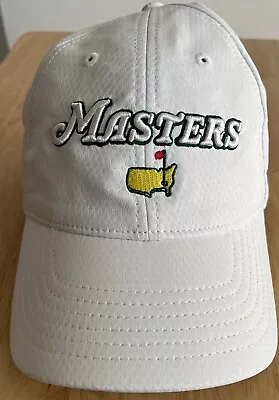 Brand New 2023 MASTERS (WHITE) Dated PERFORMANCE TECH Hat From Augusta National • $27.99