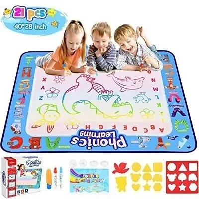 Toddler Toys For 2 3 4 5 Year Old Boys Girls Water Doodle Mat Education  Gifts • £16.50