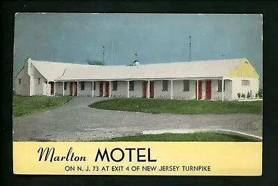 New Jersey NJ Postcard Moorestown Marlton Motel New Jersey Turnpike • $10.99