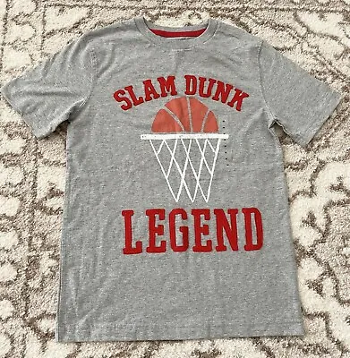 NWT Gap Kids Boy's T-Shirt Slam Dunk Legend Basketball Themed Medium 8 Cotton • $7