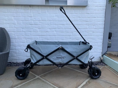 £35 • Buy Big Wheel Folding Pull Along Festival Trolley Cart Garden Camping Beach Wagon