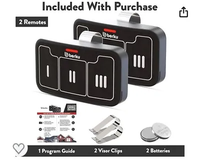 Garage Door Opener Remote  Universal Replacement Chamberlain Lift Master 2 Pack • £20.63