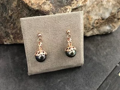 £550 • Buy Welsh Clogau Rose Gold Tree Of Life Tahitian Pearl Stud Earrings £280 Off!