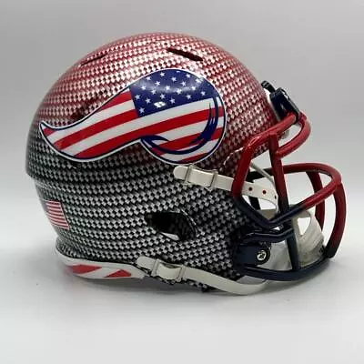 Minnesota Vikings CUSTOM Hydro-Dipped Stars & Stripes Mini Football Helmet • $140