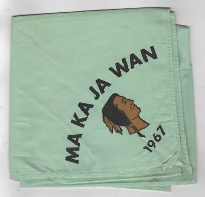 1967 Ma-Ka-Ja-Wan Lodge 40 Northeast Illinois Council Neckerchief [NC-4306 • $17.95