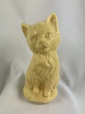 Wizard Decorative Air Freshener WHITE CAT Boyle 5.5” Wax Figurine 1970s • $10
