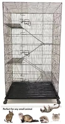 X-Large Critter Metal Cage 5 Level Narrow Wire Space For RatsChinchillasFerret • $99.48