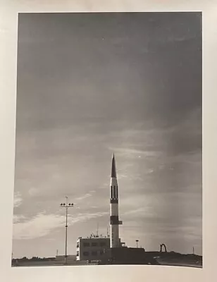 Project Mercury / Redstone Rocket Vintage Paper Photo Version C • $24.99