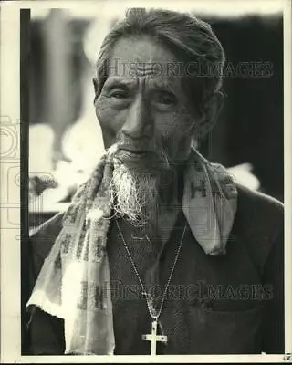 1968 Press Photo Le Loi Village Elder Serves On Local Council In Vietnam • $19.99