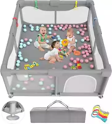 Extra Large Baby Playpen 180X150cm Play Pen Babies And Toddlers With Impact Foam • £59.49