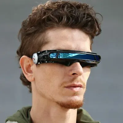 $12.95 • Buy Space Robot Alien Party Costume Cyclops Futuristic Wrap Robot Sunglasses Robocop