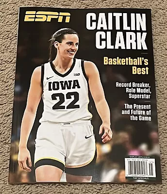 Espn Magazine – Limited Edition Caitlin Clark *iowa Hawkeyes Women's Basketball • $29.89