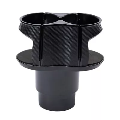 Carbon Fiber Look Center Console 2 Drink Cup Holder For Car Interior Accessories • $14.92