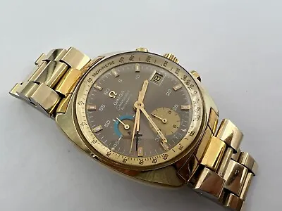 OMEGA Seamaster 176.007 Automatic Chronograph Gold Plated Cal Ω 1040 - SERVICED • £2311.15