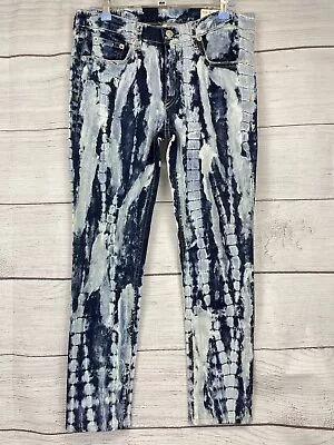 Rag & Bone Tie Dye Acid Wash Rivera Skinny Jeans Size 30 • £24.33