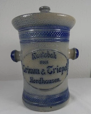 £18.09 • Buy Beautiful Old Chewing Tobacco Pot Grimm & Triebel Nordhausen!