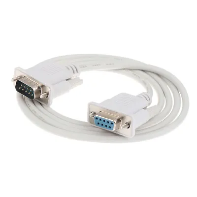 1.5M 9-Pin RS232 Serial Port Extension Cable DB9 Male To Female Direct Conn:da • £5.18