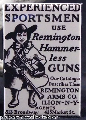 Remington Hammerless Guns 2  X 3  Fridge / Locker Magnet. Vintage Advertising • $6.39