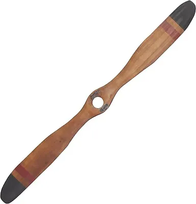 Wooden Airplane Propeller Vintage Aviation Home Wall Decor Traditional Brown New • $38.90