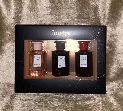 Fine'ry Eau De Parfum Mini 3 Piece Perfume Discovery Gift Set Travel .25Fl Oz • $20