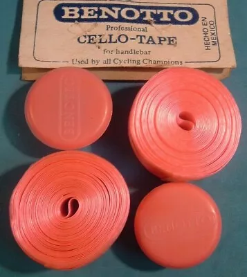 Benotto Pink Smooth Road Handlebar Tape NEW / NOS Vintage-One Pair- NIB • $37.70