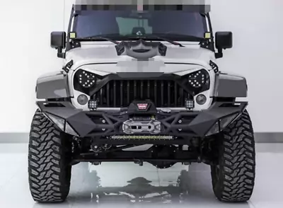 Jeep Wrangler JL Gladiator JT Long Style Front Bumper Full Width (steel) • $1400