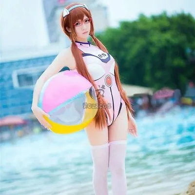 Mari Illustrious Makinami Jumpsuit Swimsuit Cosplay Costume Women Uniform Outfit • $18.59