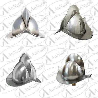 SCA LARP 18GA Spanish Morion Helmet Medieval Conquistador Costume Armor • £56.04