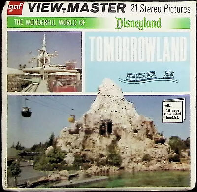 Disneyland Tomorrowland 3D View-Master 3 Reel Packet SEALED Carousel Of Progress • $79.99