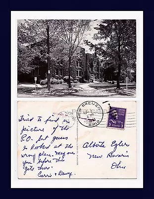Michigan Mt Pleasant Ronan Hall 8 Aug 1953 To Alberta Egler Of New Bavaria Ohio. • $24.99