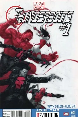 Marvel Now #1 Thunderbolt 2nd Print Variant Cover 2013 Comic Grade FN+ 6.5 • $7