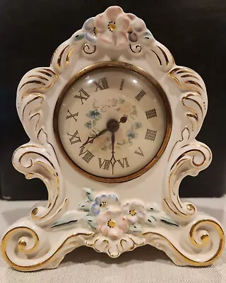 Vintage Rare Sessions Porcelain Electric Mantle Clock - Made In CT • $25