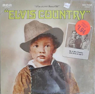 Elvis Presley - Elvis Country (I'm 10000 Years Old) READ DESCRIPTION (LP Album • $34.92