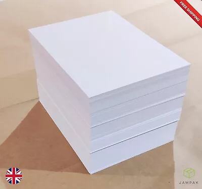 Smooth White Craft Card 350gsm A4 A5 A6 BULK OFFER. 150 SHEETS. Arts&Crafts.  • £5.33