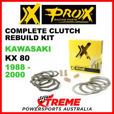 ProX Kawasaki KX80 KX 80 1988-2000 Complete Clutch Rebuild Kit 16.CPS41098 • $175.95