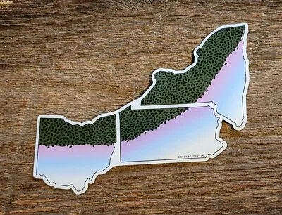 $4.95 • Buy Fishing Bumper Stickers STEELHEAD ALLEY 5  X 4  Decals Fly Fishing OH PA NY