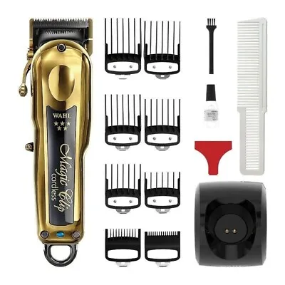 8148-833 Wahl Professional Gold Pro 5-Star Cordless Clippers Magic Clip Trimmer • $229.95