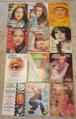 The New Ingenue Magazine 1973    COMPLETE SET    ALL 12 Issues • $319.99