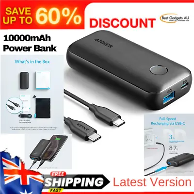 $86.56 • Buy Anker PowerCore 10000 PD Redux, 10000mAh Power Bank USB-C Power Delivery (18W)
