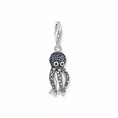 Genuine THOMAS SABO Charm Pendant Octopus With Blue Stones • $199