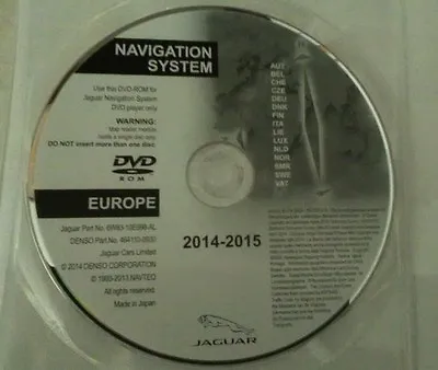 JAGUAR XF & XK SAT NAVIGATION 2014-2015 Europe Sat Nav Disc • £72.99