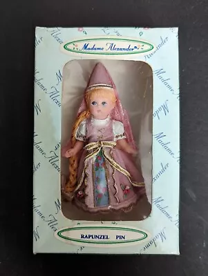 Vintage Collectible Madame Alexander (Rapunzel) Doll Pin - New In Box  • $11.95