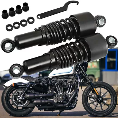 Rear Shocks Fit For Harley Davidson Sportster 883 1200 267mm 10.5'' Rear Shocks • $121.99