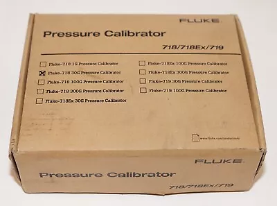 FLUKE 718-30G PRESSURE CALIBRATOR -12 30 PSI -850 Mbar To 2 Bar  -85  206.84kpa • $4653.51