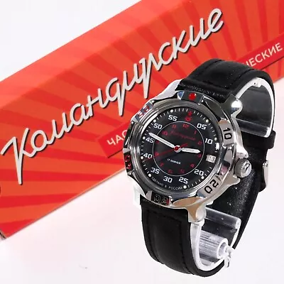 VOSTOK KOMANDIRSKIE 2414 / 811172 RUSSIAN Mechanical Military Watch • $72.90