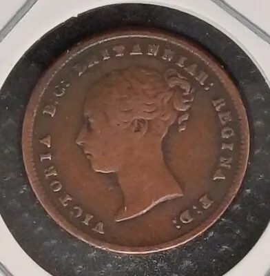 1843 Queen Victoria Copper Fractional Half Farthing #2 Lovely Condition  • £8.99
