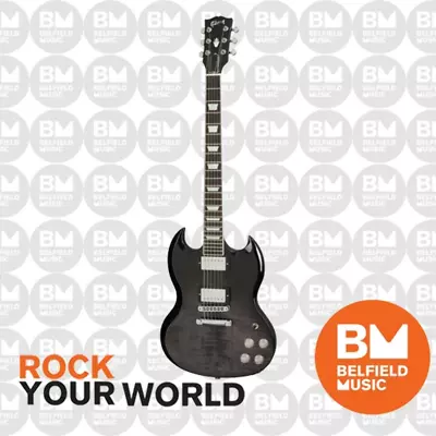 Gibson SG Modern Electric Guitar Trans Black Fade - SGM01E8CH1 - Brand New • $4349