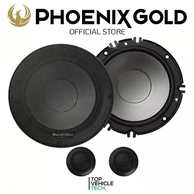 6.5  Component Speaker 80 Watts Max Phoenix Gold Z65cs  Car Audio Speakers Bass • £34.99